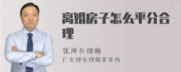 离婚房子怎么平分合理