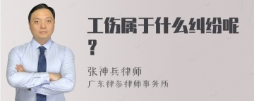 工伤属于什么纠纷呢？