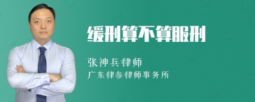 缓刑算不算服刑