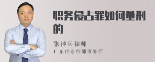 职务侵占罪如何量刑的