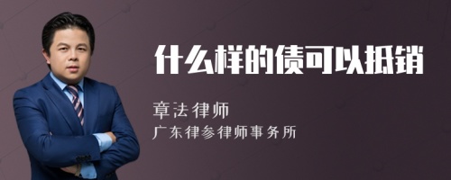 什么样的债可以抵销