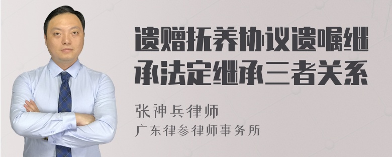 遗赠抚养协议遗嘱继承法定继承三者关系