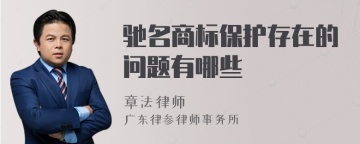 驰名商标保护存在的问题有哪些