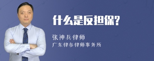 什么是反担保?