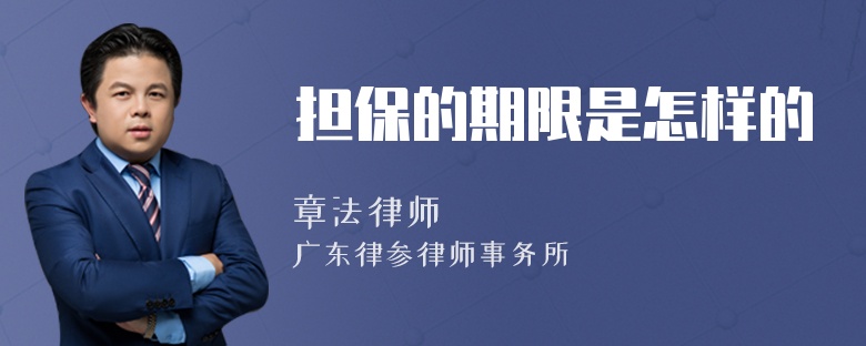 担保的期限是怎样的