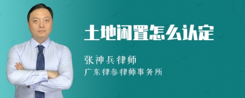 土地闲置怎么认定