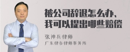 被公司辞退怎么办、我可以提出哪些赔偿