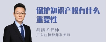 保护知识产权有什么重要性