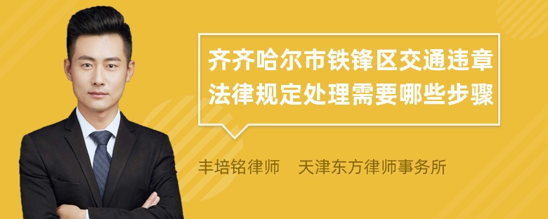 齐齐哈尔市铁锋区交通违章法律规定处理需要哪些步骤