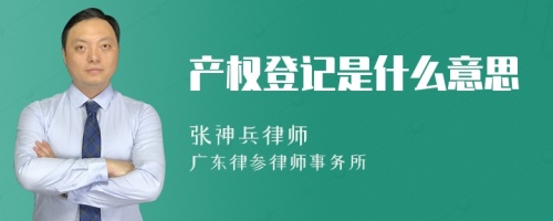 产权登记是什么意思