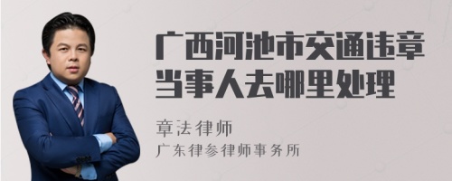 广西河池市交通违章当事人去哪里处理