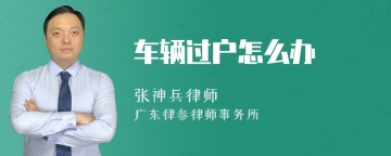 车辆过户怎么办