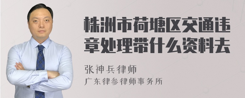 株洲市荷塘区交通违章处理带什么资料去