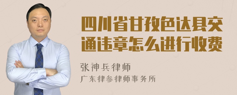 四川省甘孜色达县交通违章怎么进行收费