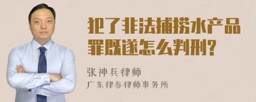 犯了非法捕捞水产品罪既遂怎么判刑?