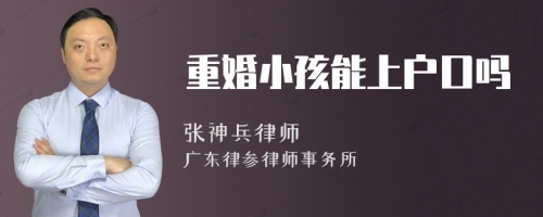 重婚小孩能上户口吗