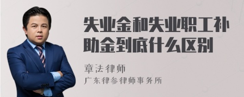 失业金和失业职工补助金到底什么区别