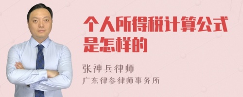 个人所得税计算公式是怎样的