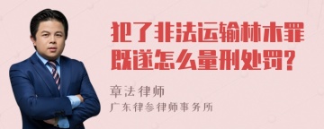 犯了非法运输林木罪既遂怎么量刑处罚?