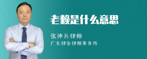 老赖是什么意思