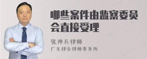 哪些案件由监察委员会直接受理