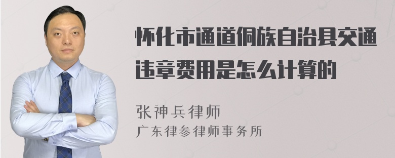 怀化市通道侗族自治县交通违章费用是怎么计算的