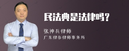 民法典是法律吗？