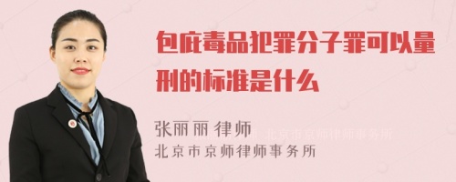 包庇毒品犯罪分子罪可以量刑的标准是什么