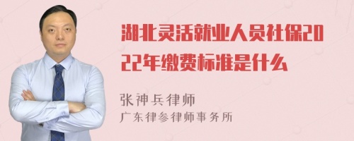 湖北灵活就业人员社保2022年缴费标准是什么