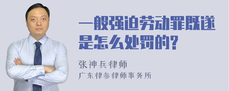 一般强迫劳动罪既遂是怎么处罚的?