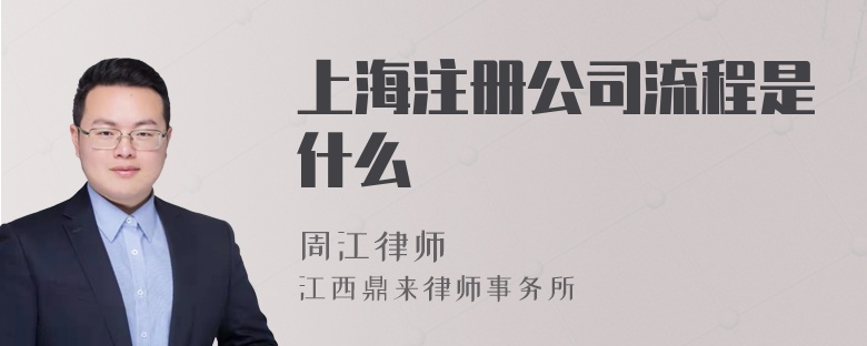 上海注册公司流程是什么