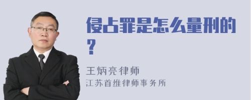 侵占罪是怎么量刑的？