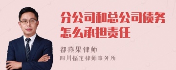 分公司和总公司债务怎么承担责任