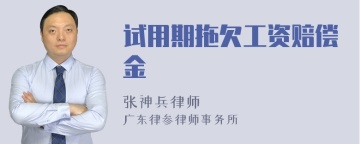 试用期拖欠工资赔偿金