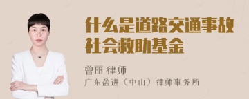 什么是道路交通事故社会救助基金