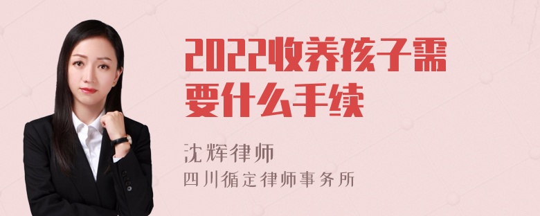 2022收养孩子需要什么手续