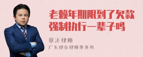 老赖年期限到了欠款强制执行一辈子吗