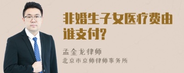 非婚生子女医疗费由谁支付?