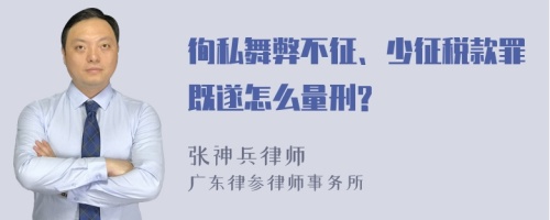 徇私舞弊不征、少征税款罪既遂怎么量刑?