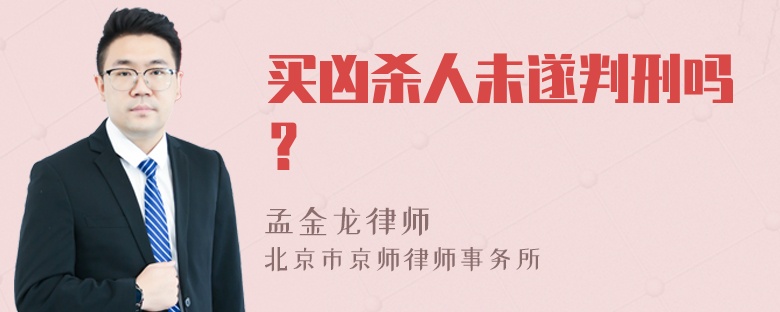 买凶杀人未遂判刑吗？