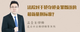 法院对于抢夺枪支罪既遂的最新量刑标准?