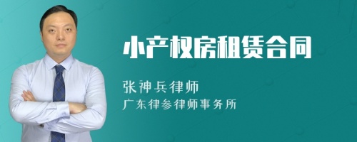 小产权房租赁合同