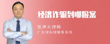 经济诈骗到哪报案