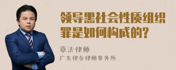 领导黑社会性质组织罪是如何构成的?