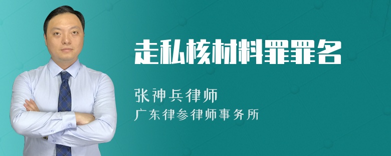 走私核材料罪罪名