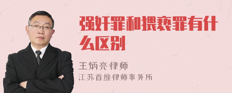 强奸罪和猥亵罪有什么区别