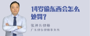 14岁偷东西会怎么处罚？