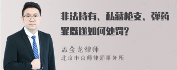 非法持有、私藏枪支、弹药罪既遂如何处罚?