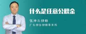 什么是任意公积金