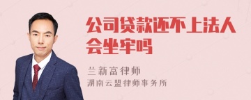 公司贷款还不上法人会坐牢吗